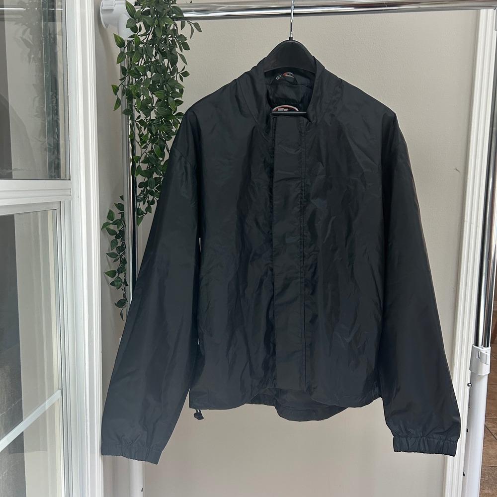 Gently Used Fieldsheer Phoslite Men Black Reflective Stripe Windbreaker Jacket